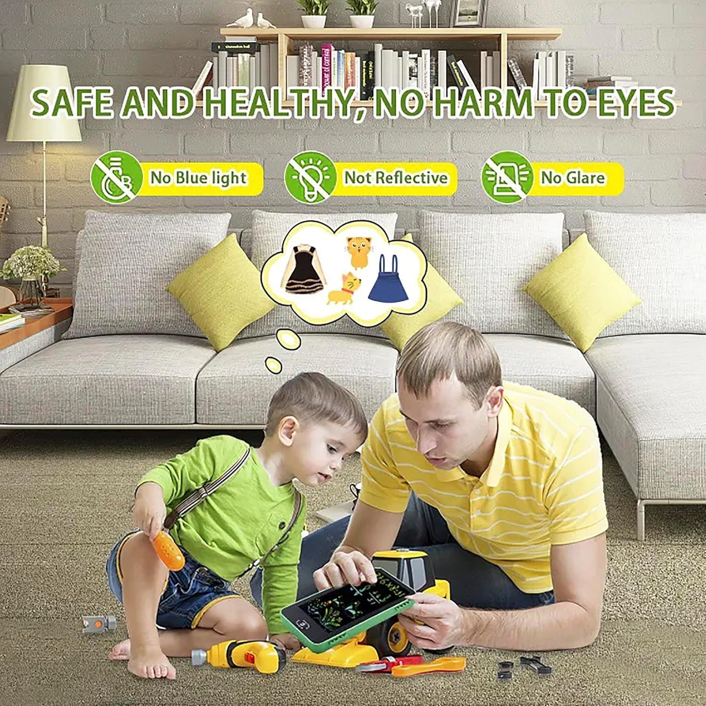 Kids LCD Drawing Tablet Pencil Box