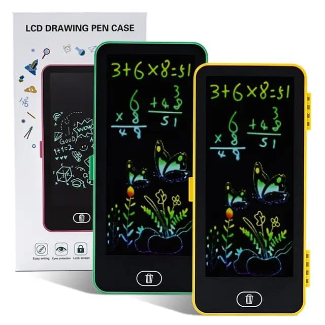 Kids LCD Drawing Tablet Pencil Box.