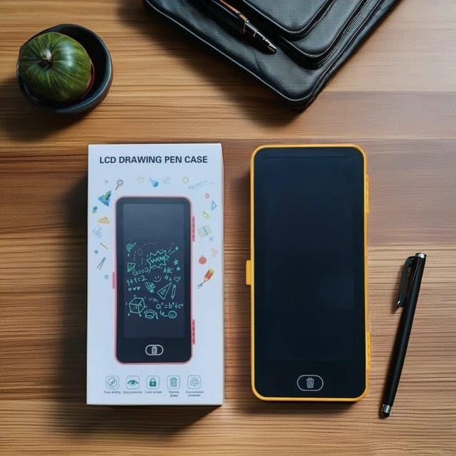 Kids LCD Drawing Tablet Pencil Box.
