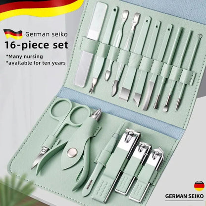 16 PCs Nail Clipper/Manicure & Pedicure Kit
