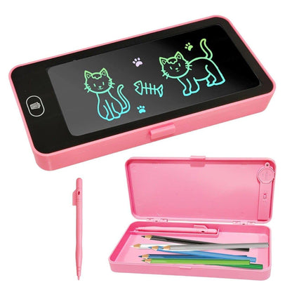 Kids LCD Drawing Tablet Pencil Box.