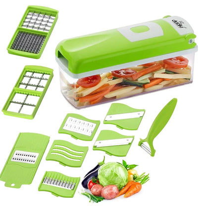 12 In 1 Dicer Nicer Vegetable Cutting Set