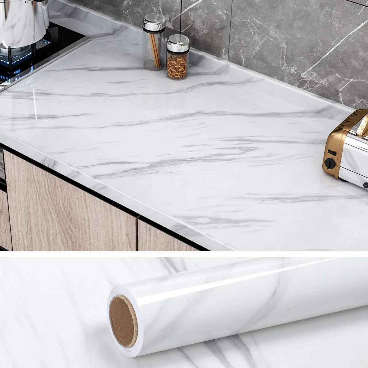 Marble sheet sticker (1 roll 60*200 cm)