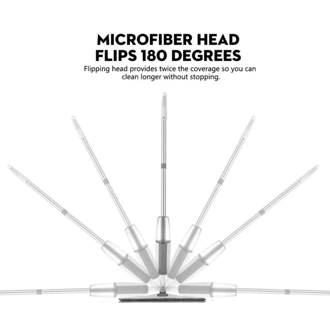 Homezy™ Spray Mop with Refillable Bottle and Pro-Microfiber Mop