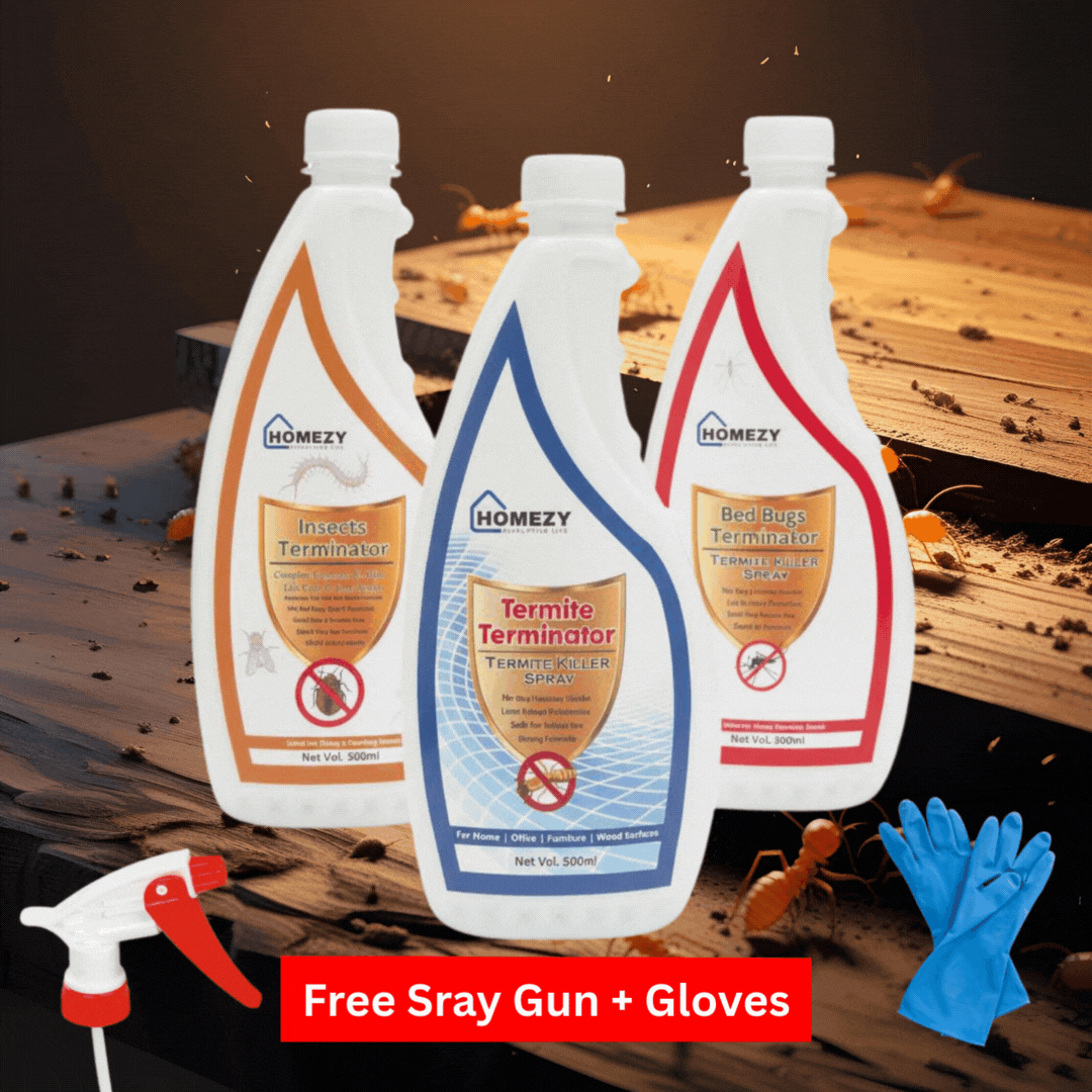 Trio Bundle Offer - (Bed Bugs 500 ML + Termite 500 ML + Insects 500ML) Terminators In Just 2499