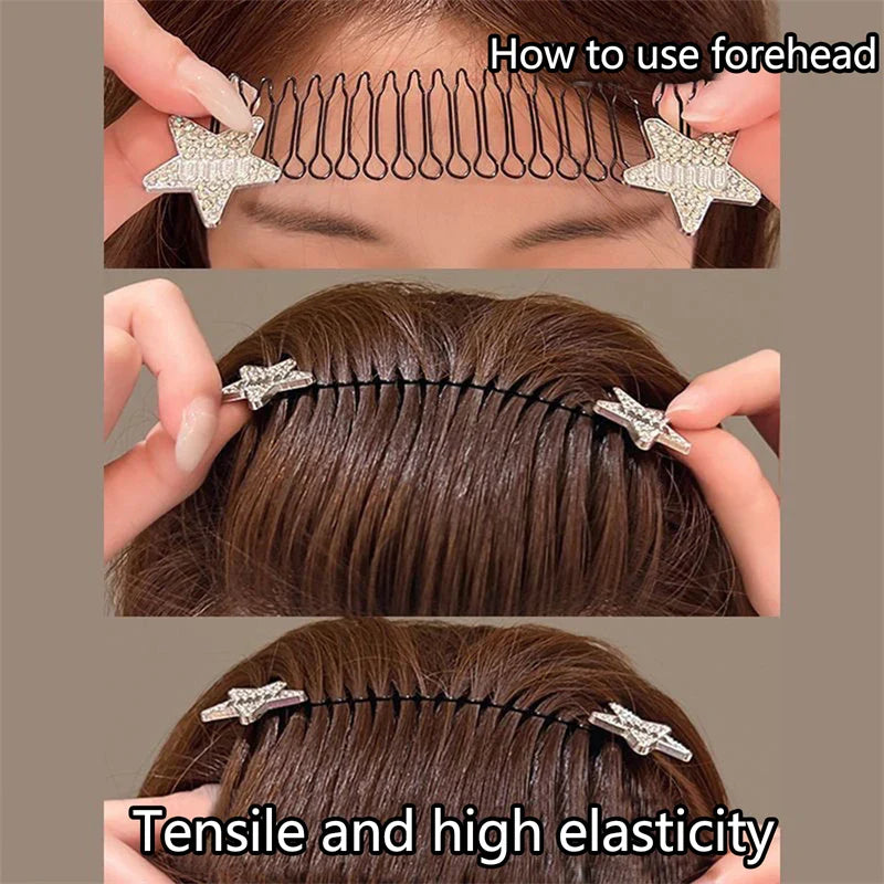 Girls Flower Bow Hair Comb