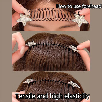 Girls Flower Bow Hair Comb