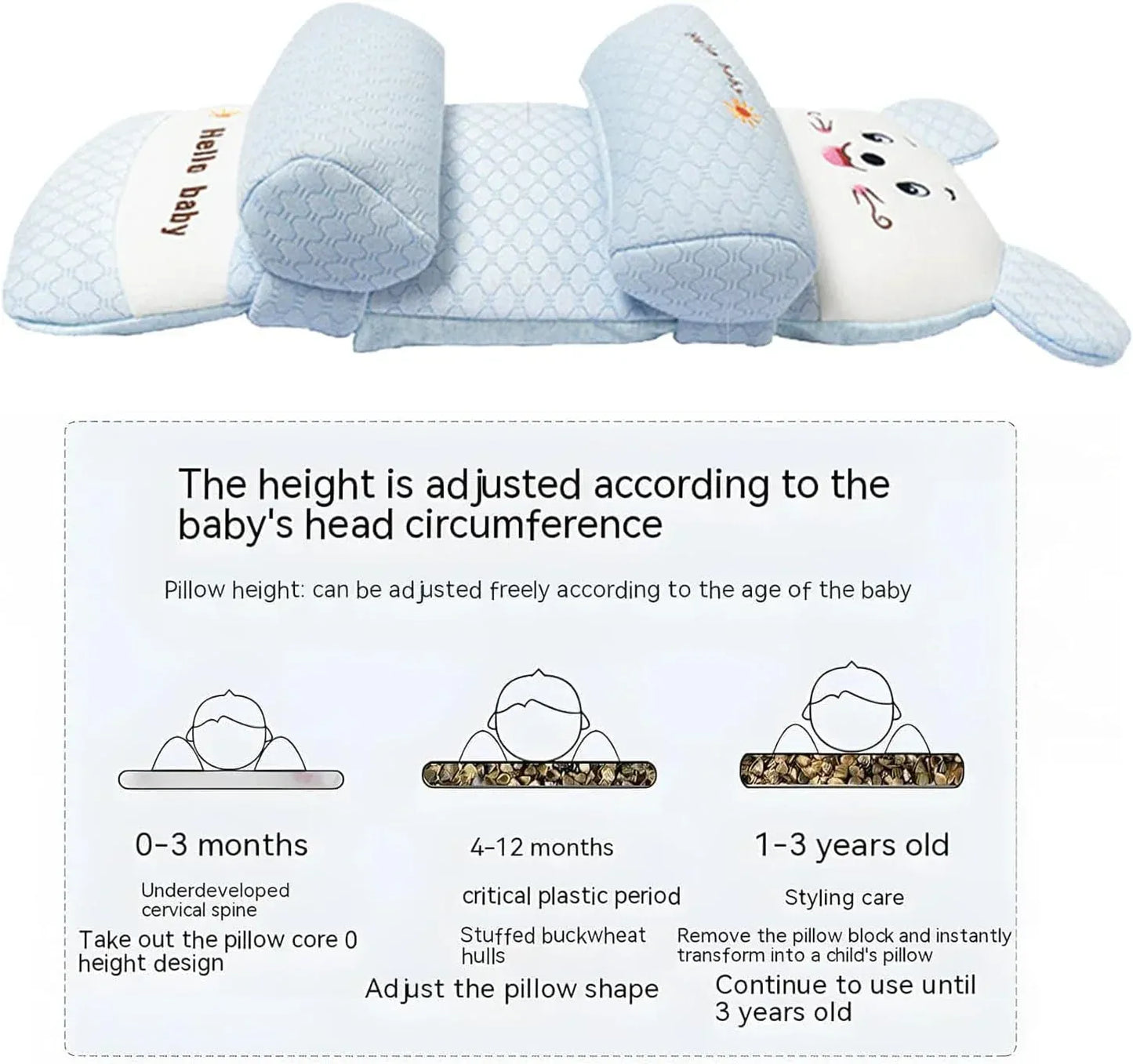 Baby Shaping Head Support Pillow